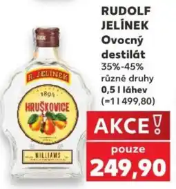 Kaufland Rudolf Jelínek ovocný destilát nabídka