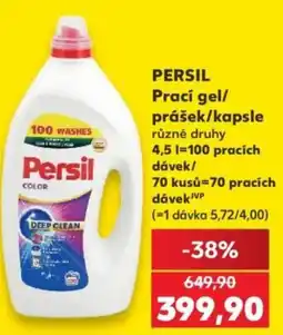 Kaufland Persil prací gel/prášek/kapsle nabídka