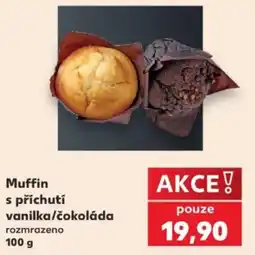 Kaufland Muffin s příchutí vanilka/čokoláda nabídka