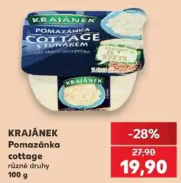 Kaufland Krajánek pomazánka cottage nabídka