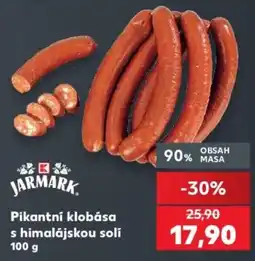 Kaufland Jarmark pikantní klobása s himalájskou solí nabídka