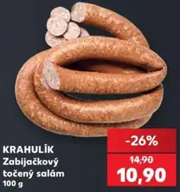 Kaufland Krahulík zabijačkový točený salám nabídka