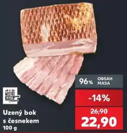 Kaufland Mistrí uzený bok s česnekem nabídka