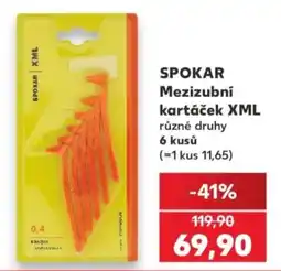 Kaufland Spokar mezizubní kartáček xml nabídka
