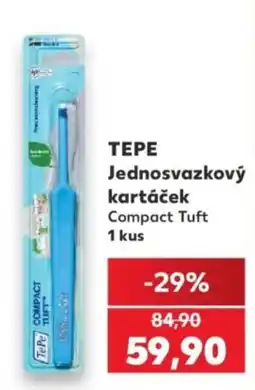 Kaufland Tepe jednosvazkový kartáček compact tuft nabídka