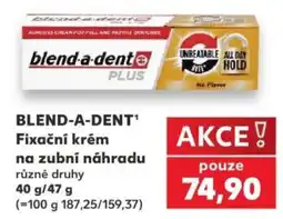 Kaufland Blend-a-dent fixační krém nabídka