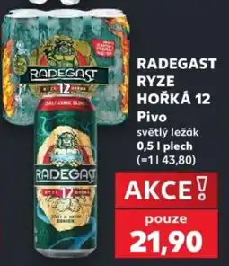 Kaufland Radegast ryze hořká 12 nabídka