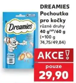 Kaufland Dreamies pochoutka pro kočky různé druhy nabídka
