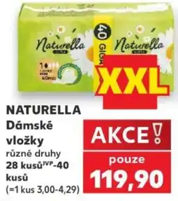 Kaufland Naturella dámské vložky nabídka