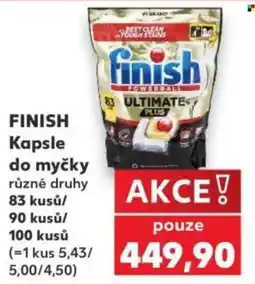Kaufland Finish kapsle do myčky nabídka