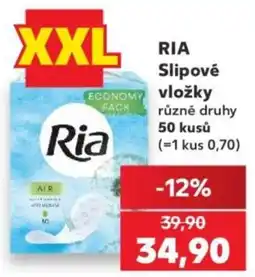 Kaufland Ria slipové vložky nabídka