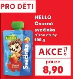 Kaufland Hello ovocná svačinka nabídka