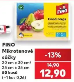 Kaufland Fino mikrotenové sáčky nabídka