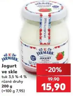 Kaufland Jarmark jogurt ve skle nabídka