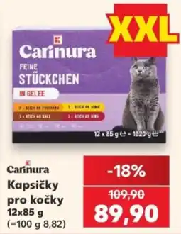 Kaufland Carinura kapsičky pro kočky nabídka
