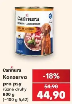 Kaufland Carinura konzerva pro psy nabídka