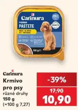 Kaufland Carinura krmivo pro psy různé druhy nabídka