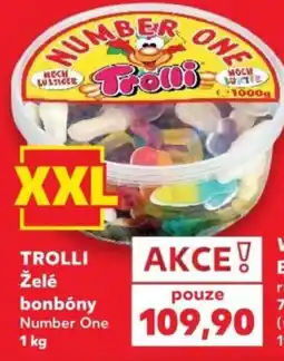 Kaufland Trolli želé bonbóny number one nabídka