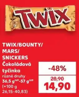 Kaufland Twix čokoládová tyčinka nabídka