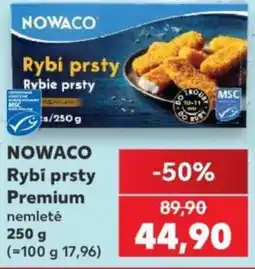 Kaufland Nowaco rybí prsty premium nabídka