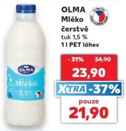 Kaufland Olma mléko čerstvé nabídka