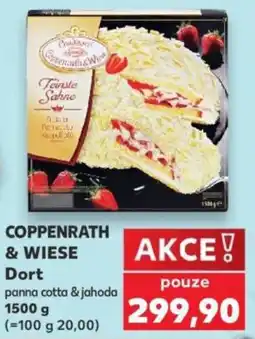 Kaufland Coppenrath & Wiese Dort panna cotta & jahoda nabídka
