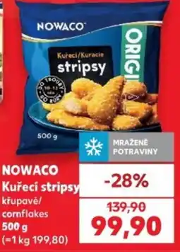 Kaufland Nowaco kuřecí stripsy křupavé cornflakes nabídka
