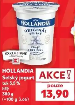 Kaufland Hollandia selský jogurt nabídka