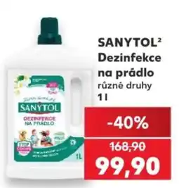 Kaufland Sanytol dezinfekce na prádlo nabídka