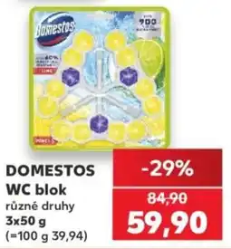 Kaufland Domestos WC blok nabídka