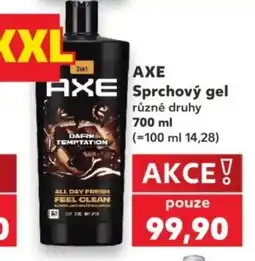 Kaufland Axe sprchový gel nabídka