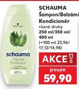 Kaufland Schauma šampon/balzám/kondicionér nabídka