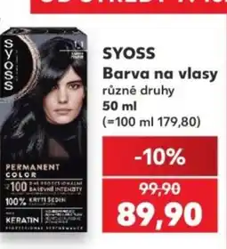 Kaufland Syoss barva na vlasy nabídka
