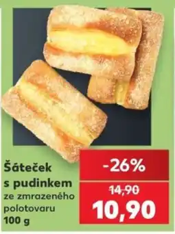 Kaufland Šáteček s pudinkem nabídka
