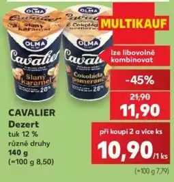 Kaufland Cavalier Dezert nabídka