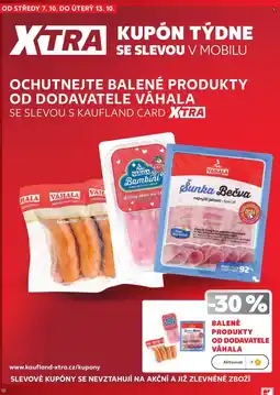 Kaufland Váhala balené produkty nabídka