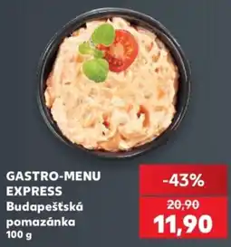 Kaufland Gastro-menu express budapešťská pomazánka nabídka