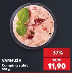 Kaufland Varmuža camping salát nabídka