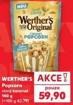 Kaufland Werther's popcorn slaný karamel nabídka
