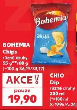 Kaufland Bohemia chips nabídka