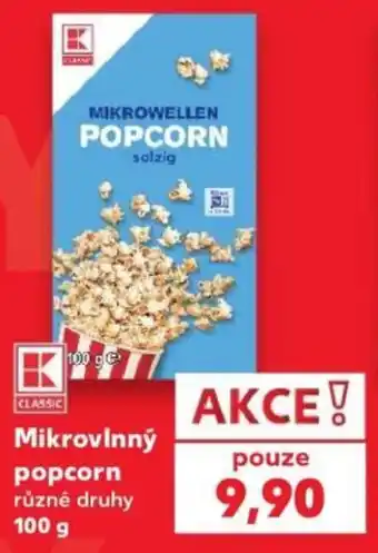 Kaufland K Classic mikrovlnný popcorn nabídka