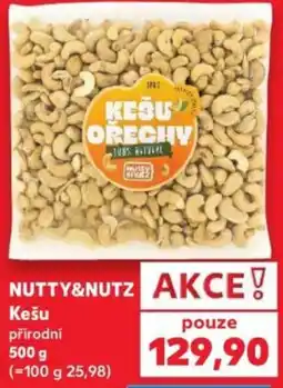 Kaufland Nutty&Nutz Kešu přírodní nabídka