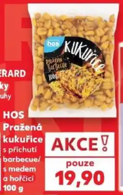 Kaufland Hos pražená kukuřice s příchutí barbecue/s medem a hořčicí nabídka
