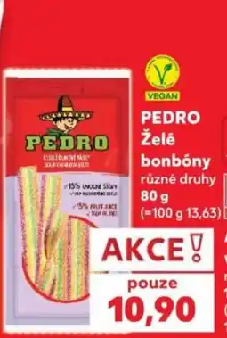 Kaufland Pedro želé bonbóny různé druhy nabídka