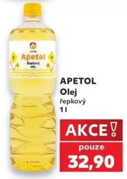 Kaufland Apetol olej řepkový nabídka