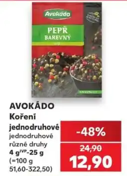 Kaufland Avokádo koření nabídka