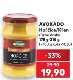Kaufland Avokádo hořčice nabídka