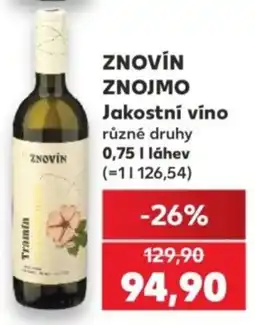 Kaufland Znovín Znojmo nabídka
