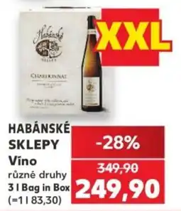 Kaufland Habánské sklepy Víno nabídka