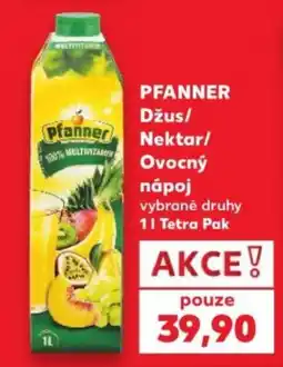 Kaufland Pfanner džus nektar ovocný nápoj nabídka